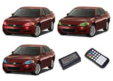 Chevrolet-Impala-2006, 2007, 2008, 2009, 2010, 2011, 2012-LED-Halo-Headlights-RGB-Colorfuse RF Remote-CY-IM0613-V3HCFRF