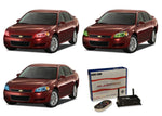Chevrolet-Impala-2006, 2007, 2008, 2009, 2010, 2011, 2012-LED-Halo-Headlights-RGB-WiFi Remote-CY-IM0613-V3HWI