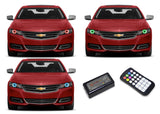 Chevrolet-Impala-2014, 2015, 2016-LED-Halo-Headlights-RGB-Colorfuse RF Remote-CY-IM14-V3HCFRF