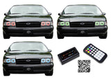Chevrolet-Impala-1991, 1992, 1993, 1994, 1995, 1996-LED-Halo-Headlights-RGB-Bluetooth RF Remote-CY-IM9196-V3HBTRF