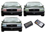 Chevrolet-Impala-1991, 1992, 1993, 1994, 1995, 1996-LED-Halo-Headlights-RGB-Colorfuse RF Remote-CY-IM9196-V3HCFRF