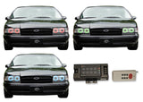 Chevrolet-Impala-1991, 1992, 1993, 1994, 1995, 1996-LED-Halo-Headlights-RGB-RF Remote-CY-IM9196-V3HRF