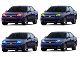 Chevrolet-Malibu-2004, 2005, 2006, 2007-LED-Halo-Headlights-RGB-No Remote-CY-MB0407-V3H