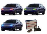 Chevrolet-Malibu-2004, 2005, 2006, 2007-LED-Halo-Headlights-RGB-WiFi Remote-CY-MB0407-V3HWI