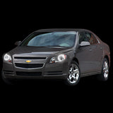 Chevrolet-Malibu-2008, 2009, 2010, 2011, 2012-LED-Halo-Headlights-RGB-Bluetooth RF Remote-CY-MB0812-V3HBTRF