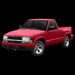 Chevrolet-S10-1998, 1999, 2000, 2001, 2002, 2003, 2004-LED-Halo-Headlights-RGB-Bluetooth RF Remote-CY-S109804-V3HBTRF