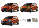 Chevrolet-Sonic-2012, 2013, 2014, 2015, 2016-LED-Halo-Headlights-RGB-IR Remote-CY-SO1216-V3HIR