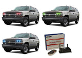 Chevrolet-Suburban-2000, 2001, 2002, 2003, 2004, 2005, 2006-LED-Halo-Headlights-RGB-WiFi Remote-CY-SU0006-V3HWI