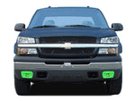 Chevrolet-Silverado-2003, 2004, 2005, 2006-LED-Halo-Fog Lights-RGB-Bluetooth RF Remote-CY-SV0306-V3FBTRF