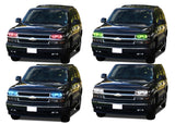 Chevrolet-Tahoe-2000, 2001, 2002, 2003, 2004, 2005, 2006-LED-Halo-Headlights-RGB-No Remote-CY-TA0006-V3H