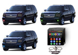 Chevrolet-Tahoe-2007, 2008, 2009, 2010, 2011, 2012, 2013-LED-Halo-Fog Lights-RGB-No Remote-CY-TA0713-V3F