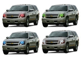Chevrolet-Tahoe-2007, 2008, 2009, 2010, 2011, 2012, 2013-LED-Halo-Headlights-RGB-No Remote-CY-TA0713-V3H