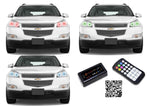 Chevrolet-Traverse-2009, 2010, 2011, 2012-LED-Halo-Headlights-RGB-Bluetooth RF Remote-CY-TR0912-V3HBTRF