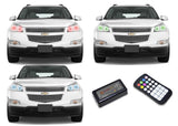 Chevrolet-Traverse-2009, 2010, 2011, 2012-LED-Halo-Headlights-RGB-Colorfuse RF Remote-CY-TR0912-V3HCFRF