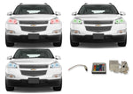 Chevrolet-Traverse-2009, 2010, 2011, 2012-LED-Halo-Headlights-RGB-IR Remote-CY-TR0912-V3HIR