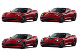 Chevrolet-Corvette-2014, 2015, 2016, 2017, 2018, 2019-LED-Halo-Headlights-RGB-No Remote-CY-VE1416-V3H