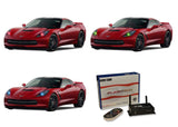 Chevrolet-Corvette-2014, 2015, 2016, 2017, 2018, 2019-LED-Halo-Headlights-RGB-WiFi Remote-CY-VE1416-V3HWI