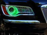 Chrysler-300-2011, 2012, 2013, 2014, 2015, 2016-LED-Halo-Headlights-RGB-Bluetooth RF Remote-CH-301116-V3HBTRF
