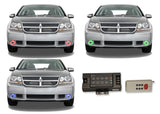 Dodge-Avenger-2008, 2009, 2010-LED-Halo-Fog Lights-RGB-RF Remote-DO-AV0810-V3FRF
