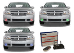 Dodge-Avenger-2008, 2009, 2010-LED-Halo-Fog Lights-RGB-WiFi Remote-DO-AV0810-V3FWI