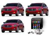 Dodge-Caliber-2007, 2008, 2009, 2010, 2011, 2012-LED-Halo-Fog Lights-RGB-Colorfuse RF Remote-DO-CB0712-V3FCFRF