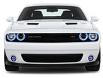 Dodge-Challenger-2015, 2016, 2017, 2018, 2019-LED-Halo-Headlights and Fog Lights-ColorChase-No Remote-DO-CL01519-CCHF-WPE