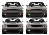 Dodge-Challenger-2008, 2009, 2010, 2011, 2012, 2013-LED-Halo-Fog Lights-RGB-No Remote-DO-CL0814-V3F