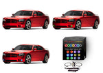 Dodge-Charger-2005, 2006, 2007, 2008, 2009, 2010-LED-Halo-Fog Lights-RGB-No Remote-DO-CR0510-V3F