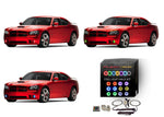 Dodge-Charger-2005, 2006, 2007, 2008, 2009, 2010-LED-Halo-Fog Lights-RGB-IR Remote-DO-CR0510-V3FIR