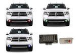 Dodge-Durango-2011, 2012, 2013-LED-Halo-Fog Lights-RGB-RF Remote-DO-DU1113-V3FRF