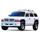 Dodge-Durango-1999, 2000, 2001, 2002, 2003-LED-Halo-Headlights-RGB-Bluetooth RF Remote-DO-DU9903-V3HBTRF