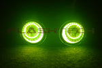 Infiniti-FX35 -2009, 2010, 2011, 2012-LED-Halo-Fog Lights-RGB-Bluetooth RF Remote-IN-FX350912-V3FBTRF