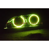 Pontiac-G8-2008, 2009-LED-Halo-Headlights-RGB-Bluetooth RF Remote-PO-G80809-V3HBTRF
