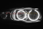 Mitsubishi-Lancer-2008, 2009, 2010, 2011, 2012, 2013, 2014, 2015, 2016-LED-Halo-Headlights and Fog Lights-White-RF Remote White-MI-LA0814-WHFRF