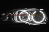 Mitsubishi-Lancer-2008, 2009, 2010, 2011, 2012, 2013, 2014, 2015, 2016-LED-Halo-Headlights and Fog Lights-White-RF Remote White-MI-LA0814-WHFRF