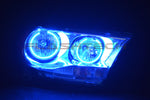 Dodge-Durango-2011, 2012, 2013-LED-Halo-Headlights-RGB-Bluetooth RF Remote-DO-DU1113-V3HBTRF