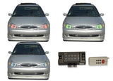 Ford-Contour-1998, 1999, 2000-LED-Halo-Headlights-RGB-RF Remote-FO-CO9800-V3HRF