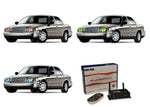 Ford-Crown Victoria-1998, 1999, 2000, 2001, 2002, 2003, 2004, 2005, 2006, 2007, 2008, 2009, 2010, 2011-LED-Halo-Headlights-RGB-WiFi Remote-FO-CV9801-V3HWI