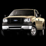 Ford-F-150-2004, 2005, 2006, 2007, 2008-LED-Halo-Headlights-RGB-Bluetooth RF Remote-FO-F10408-V3HBTRF