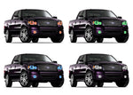 Ford-F-150-2004, 2005, 2006, 2007, 2008-LED-Halo-Headlights and Fog Lights-RGB-No Remote-FO-F10408-V3HF