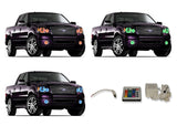 Ford-F-150-2004, 2005, 2006, 2007, 2008-LED-Halo-Headlights and Fog Lights-RGB-IR Remote-FO-F10408-V3HFIR