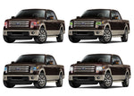 Ford-F-150-2013, 2014-LED-Halo-Headlights-RGB-No Remote-FO-F11314P-V3H