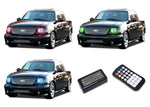 Ford-F150-1997, 1998, 1999, 2000, 2001, 2002, 2003-LED-Halo-Headlights-RGB-Colorfuse RF Remote-FO-F19703-V3HCFRF