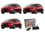 Ford-Focus-2012, 2013, 2014, 2015-LED-Halo-Headlights-RGB-WiFi Remote-FO-FC1215-V3HWI
