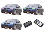 Ford-Mondeo-2000, 2001, 2003, 2004, 2005, 2006, 2007-LED-Halo-Headlights-RGB-Colorfuse RF Remote-FO-MO0007-V3HCFRF