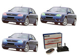 Ford-Mondeo-2000, 2001, 2003, 2004, 2005, 2006, 2007-LED-Halo-Headlights-RGB-WiFi Remote-FO-MO0007-V3HWI