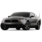 Ford-Mustang-2010, 2011, 2012, 2013-LED-Halo-Headlights-RGB-Bluetooth RF Remote-FO-MU1014-V3HBTRF