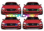 Ford-Mustang-2018-LED-Halo-Headlights-ColorChase-No Remote-FO-MUGT-CFG-18-CCH-WPE