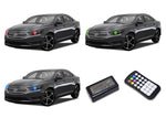 Ford-Taurus-2013, 2014, 2015, 2016-LED-Halo-Headlights-RGB-Colorfuse RF Remote-FO-TA1316-V3HCFRF
