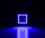 12w LED Cube Fog Light: 4 LED RGB HALO Standard Mount